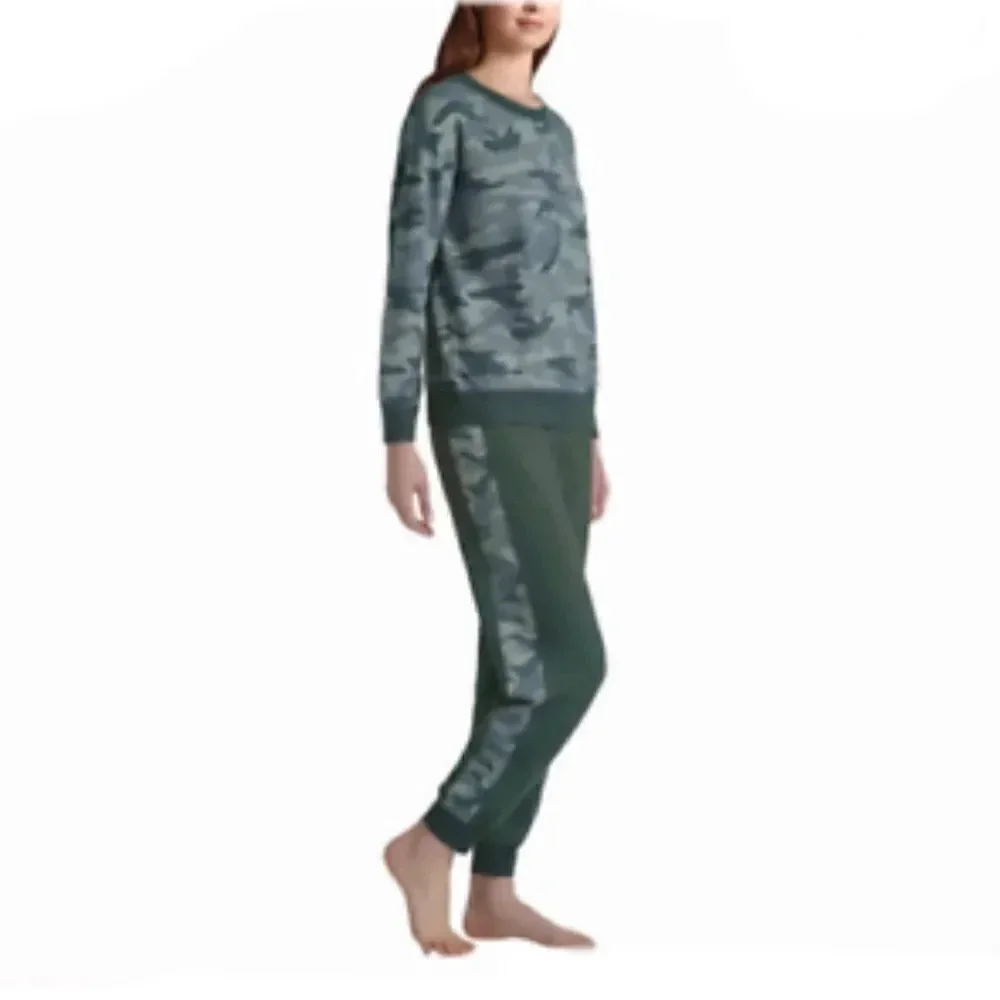 Woman’s camouflage two piece pajama set